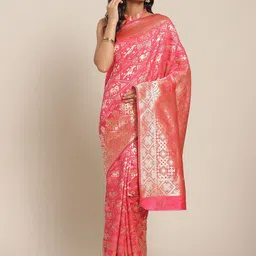 Mitera Woven Design Zari Kanjeevaram Saree-image-20