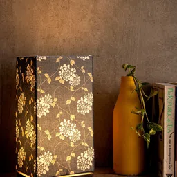 green girgit Grey Printed Contemporary Column Table Lamp-23