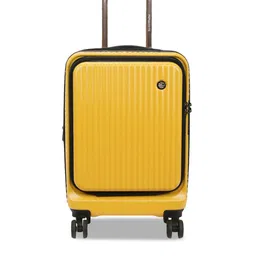 PERQUISITE Voyager Yita Textured 360 Degree Rotation Hard Cabin Trolley Suitcase- 20 Inch-image-20
