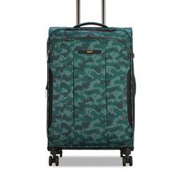 VIP Printed Soft Sided Medium Trolley Suitcase-15