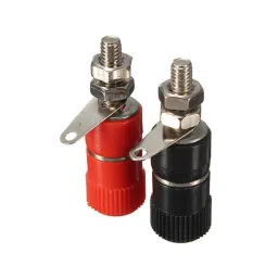 4mm Banana Socket Binding Post Nut Banana Plug Jack Connector (Pack of 2) image 2
