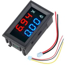 Dual Led 0.28″ Display for DC0-100V 50A Voltage and Current Test Digital Instrument, Digital Meter Panel Amplifier Red Blue 50A image 2