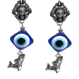 Gurjari Jewellers Tops + Evil Eye + DOLPHIN Brass Drops & Danglers-image-97