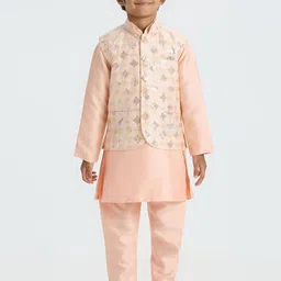 Sangria Boys Embroidered Traditional Kurta Set-27
