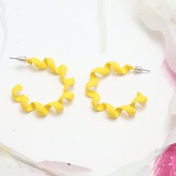 Maansh Contemporary Half Hoop Earrings-image-59