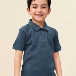 Toonyport Boys Polo Collar Pockets T-shirt-image-2