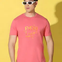 SZN Men Typography Printed Round Neck Cotton T-shirt-picture-22