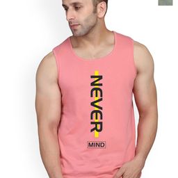 SLOWLORIS Men Pack Of 2 Printed Bio-Wash Combed Cotton Gym Vests-picture-4