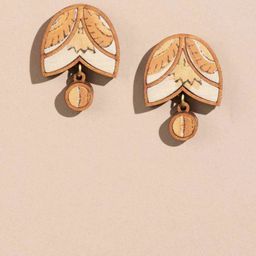 WHE Floral Shaped Drop Earrings-51