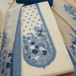 Soch Printed Unstitched Dress Material-image-81