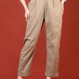 LIMEROAD Women Pleated Cargos Trousers-picture-38
