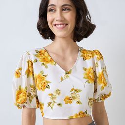 SZN Floral Print Crop Top-image-57