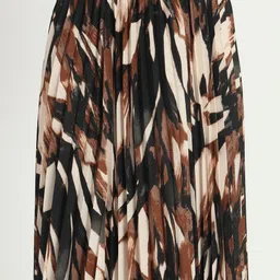 ZWERLON Printed Flared Maxi Skirts image 2