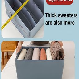HOUSE OF QUIRK Grey Set of 3 Regular Drawer Organiser Organisers image 4