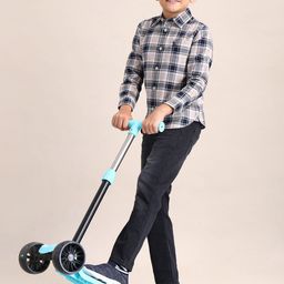 U.S. Polo Assn. Kids Boys Pure Cotton Checked Casual Shirt-picture-15