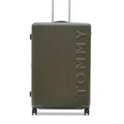 Tommy Hilfiger Empire Plus Textured Hard-Sided Water-Resistant Large Trolley Bag-image-80