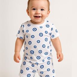 Nicehug Unisex Kids Printed Top with Shorts-image-123