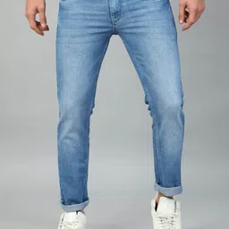 Bushirt Men Slim Fit Light Fade Stretchable Jeans-image-102