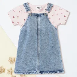 max Girls Pure Cotton Dungaree With T-Shirt-picture-14