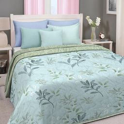 KLOTTHE Multicoloured Floral AC Room 350 GSM Double Bed Comforter-image-8