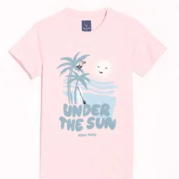 Allen Solly Junior Boys Graphic Printed Round Neck Cotton T-shirt-picture-40