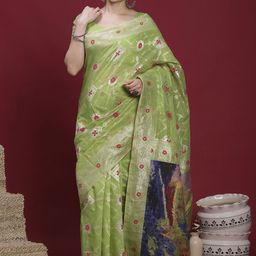 Sangria Ethnic Motifs Banarasi Fastive Saree-picture-22