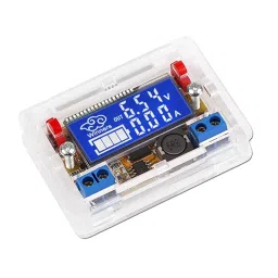 Dual Display 3A DC-DC 5-23V To 0-16.5V Step Down Power Supply Buck Converter Adjustable LCD Step- down Voltage Regulator With Case image 2