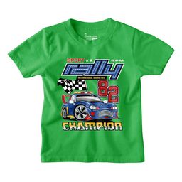 BonOrganik Boys Graphic Printed Round Neck Cotton T-shirt-image-76