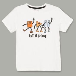 Fame Forever by Lifestyle Boys Printed Applique T-shirt-image-93