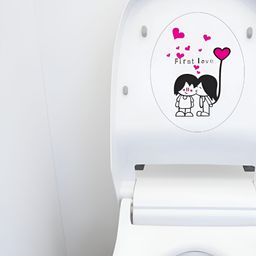 Asian royal Black & Pink Printed WaterproofWall Stickers-image-94