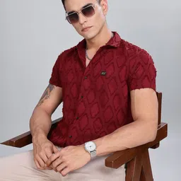 FABRIPPLE Men Classic Floral Opaque Printed Casual Shirt-image-65