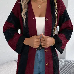 StyleCast x Revolte Women Striped Shrug-picture-26