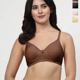 LILY Women Pack Of 4 Non Padded T Shirt Bra-image-27