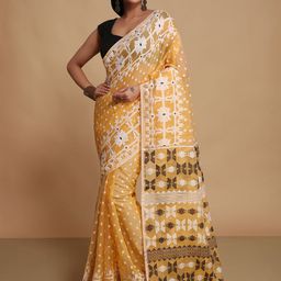 BENGAL HANDLOOM Women Woven Design Taant Saree-image-105