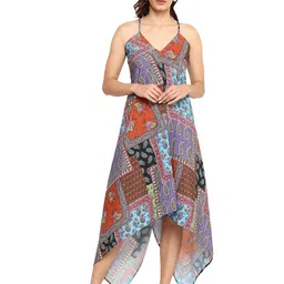 YASH GALLERY Print Maxi Dress-image-67