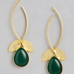 Anouk Gold-Plated Beaded Contemporary Drop Earrings-76