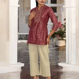 JAIPUR HAND BLOCK Ethnic Motifs Printed Pure Cotton Kurti-picture-12