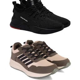 DRACKFOOT Men Non-Marking Running Sports Shoes-image-37
