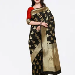 DIVASTRI Woven Design Zari Mysore Silk Saree-image-32