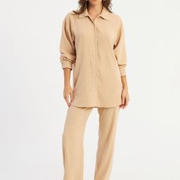 Cool & Sexy Vanilya Long Sleeves Shirt With Trouser-image-92