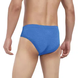LOGGERHEAD Pack Of 2 Mid-Rise Basic BriefsLHCB001-ANTHRA-BLUE image 2