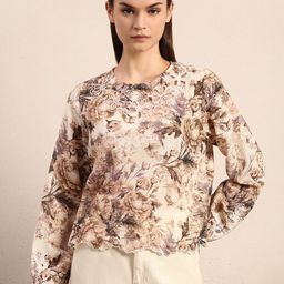 Vero Moda Women Self Design Cotton Top-image-32
