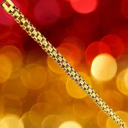 Dynamic Retail Global Men Stainless steel Gold-Plated Link Bracelet-image-85