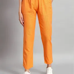 HANDICRAFT PALACE Women Mid-Rise Trousers-image-78