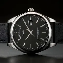 Timex Men Dial & Leather Straps Analogue Watch TW2W57400UJ-10