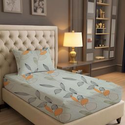 IVAZA Grey Geometric 1000 Polyester Single-image-77