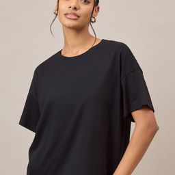 Mayra Women Drop-Shoulder Sleeves Pockets T-shirt-image-22