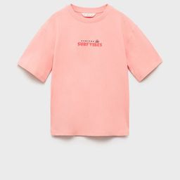 Mango Kids Boys Puff Printed Drop-Shoulder Sleeves Pure Cotton T-shirt-image-68