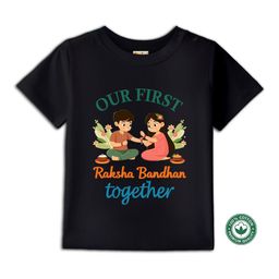 BLUSHES Kids Typography Printed Round Neck Cotton T-shirt-image-58