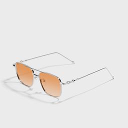SAM & MARSHALL Unisex Square Sunglasses with UV Protected Lens BRIAN_CORAL_2799-image-60